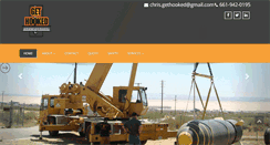 Desktop Screenshot of gethookedcrane.com
